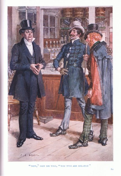 Ora disse il signor Tigg, voi due siete parenti. da Charles Edmund Brock
